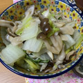 吉つま's cooksnap of when they made 味付けは白だしのみ！しめじと白菜の煮物.