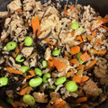 kokoli's cooksnap of when they made ひじきと鶏肉の炊き込みご飯＊＊＊.