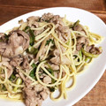 宮田小豆's cooksnap of when they made 豚バラとセリのゆずこしょうオイル炒め.