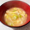 t0mt0mt0m's cooksnap of when they made バター入り♪炒めねぎの味噌汁.
