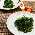 horseland's cooksnap of when they made 摘み菜のごま和え.