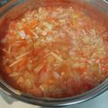Yumiばあば's cooksnap of when they made 短期痩せる脂肪燃焼温野菜ダイエットスープ.