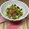 まこさんど's cooksnap of when they made きゅうりの納豆和え.
