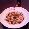 櫻井愛's cooksnap of when they made たらことしめじのスパゲッティ.