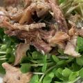 MULA's cooksnap of when they made 頭髪ケア★サバ缶とスプラウトの和え物.