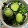 なんなんナナ's cooksnap of when they made きゅうりとわかめの酢の物.