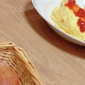 よしお03's cooksnap of when they made オムライスのきれいな包み方♪失敗なし♪.