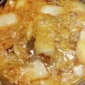 ばたみそーぱん☆'s cooksnap of when they made 牛肉入りキムチ湯豆腐.