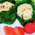 大人ジャイアンのママ's cooksnap of when they made おひたしおにぎり.