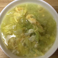 かおり♡♡♡'s cooksnap of when they made キャベツとたまごのやさしいスープ.