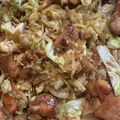 9ma9ma's cooksnap of when they made 鶏むね肉とキャベツの甘辛ソース.