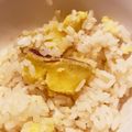 さちぶた♪'s cooksnap of when they made 秋のごちそう。わが家の、さつまいもごはん.