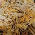 ☆キキ☆ママ☆'s cooksnap of when they made 豚肉もやしのキムチ卵炒め.