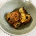 acquastone's cooksnap of when they made 竹輪と魚肉ソーセージ炒め.