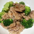 yummy?'s cooksnap of when they made ブロッコリーと豚こまのゴマ味噌マヨ炒め.