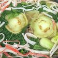 ひぃちゃんひー's cooksnap of when they made チンゲン菜の食べるスープ.