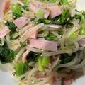 ＭＩ−ＳＡＮ's cooksnap of when they made もやし・ハム・小松菜のナムル.