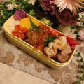 おうちごはん☆'s cooksnap of when they made 簡単キャラ弁 おかず ハートのチーズ竹輪.