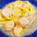 MizuhoBank's cooksnap of when they made ♪黄ニラと帆立の炒めもの.