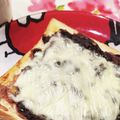 たま2人の母。's cooksnap of when they made あんことチーズのトースト.