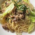 みなと食堂's cooksnap of when they made プルコギビーフパスタ。.