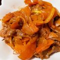 ゆうまり5448's cooksnap of when they made 牛肉 人参 玉ねぎ ケチャップ炒め！.