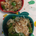 赤い電話's cooksnap of when they made きゅうりとちくわの梅おかか和え.