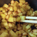 akihimekko's cooksnap of when they made さつまいもと大豆の甘辛炒め.