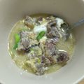 山形のフミさん's cooksnap of when they made 牛すじの煮汁で卵スープ.