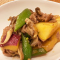 Schnee4's cooksnap of when they made さつまいもと豚こま肉のオイスター炒め.