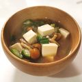 toccot's cooksnap of when they made オクラとなめこのみそ汁.