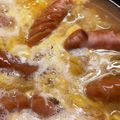 まーこパパ's cooksnap of when they made 簡単♪白菜＆ウィンナーの卵とじ鍋＾−＾♪.