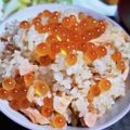 ﾋﾛandｿﾗまま's cooksnap of when they made 鮭混ぜご飯.