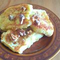 ちーまぐ's cooksnap of when they made バナナ入りフレンチトースト。ナッツのせ。.
