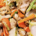 こま1018's cooksnap of when they made 鶏もも肉と白菜のとろ～り塩炒め.