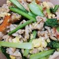 クックHBQ370☆'s cooksnap of when they made 豚肉&卵&小松菜のオイスター炒め♪.