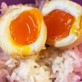 ポムポムポヨコ's cooksnap of when they made これも卵ご飯！？☺煮卵まぜまぜご飯☺.