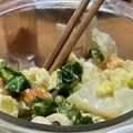 naa's cooksnap of when they made キャベツとチクワのマヨ和え.