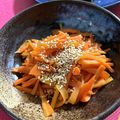 フジぽん's cooksnap of when they made ニンジンのきんぴら.