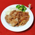 Newチヨコっと♪'s cooksnap of when they made お肉が柔らか生姜焼き♪.
