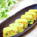 Satoco❋'s cooksnap of when they made ネギの卵焼き.