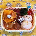 hime's cooksnap of when they made 幼稚園年少　雪だるま　お弁当.