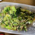 べあーるぶい's cooksnap of when they made [簡単]小松菜のごま和え.