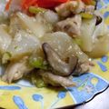 クック00Q0QZ☆'s cooksnap of when they made 蕪と鶏肉の塩麹ゆず蜂蜜炒め.