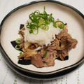 バカリャウ's cooksnap of when they made 舞茸と牛肉のレンジ蒸しさっぱりおろし和え.