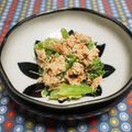 バカリャウ's cooksnap of when they made 間引き大根菜と明太子の白和え.