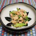 バカリャウ's cooksnap of when they made 間引き大根菜と明太子の白和え.