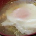 あゆたっくん's cooksnap of when they made おひとりさまの白菜で巣ごもり玉子風味噌汁.