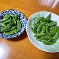餅モチ子's cooksnap of when they made あら簡単！スナップエンドウの筋の取り方☆.