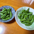 餅モチ子's cooksnap of when they made あら簡単！スナップエンドウの筋の取り方☆.
